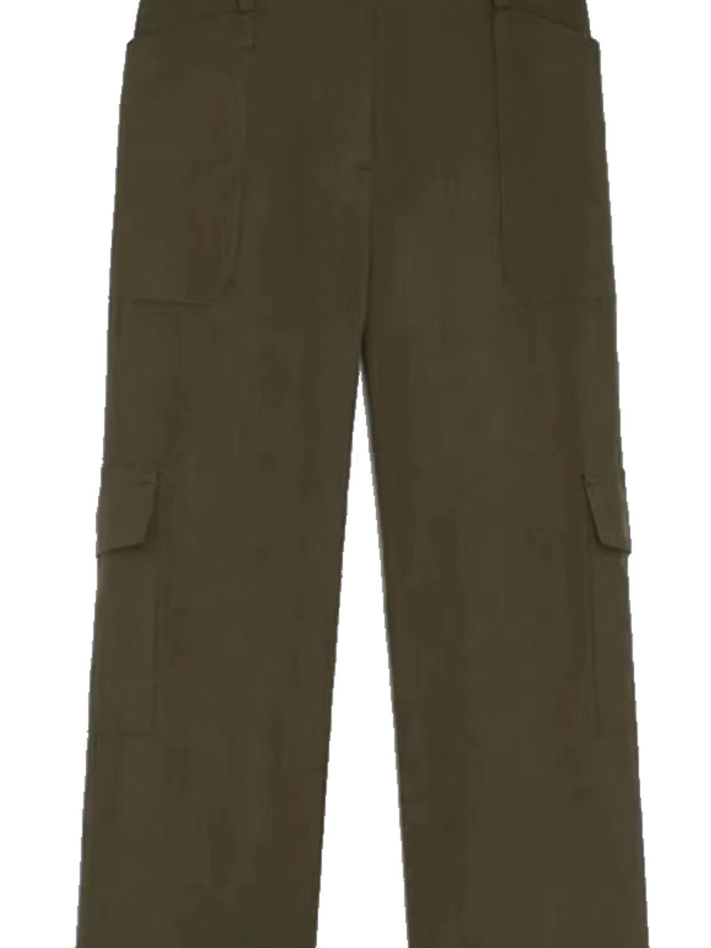 Club Monaco Olive Wide-Leg Cargo Pants